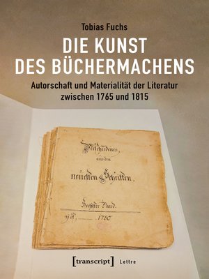 cover image of Die Kunst des Büchermachens